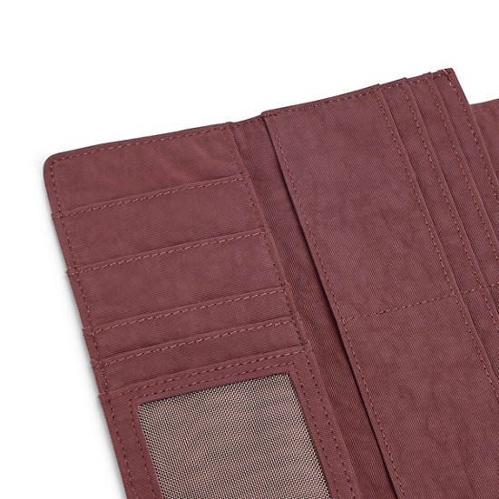 Kipling Money Land Snap Wallet Wallets Mahogany | CA 2188ZU